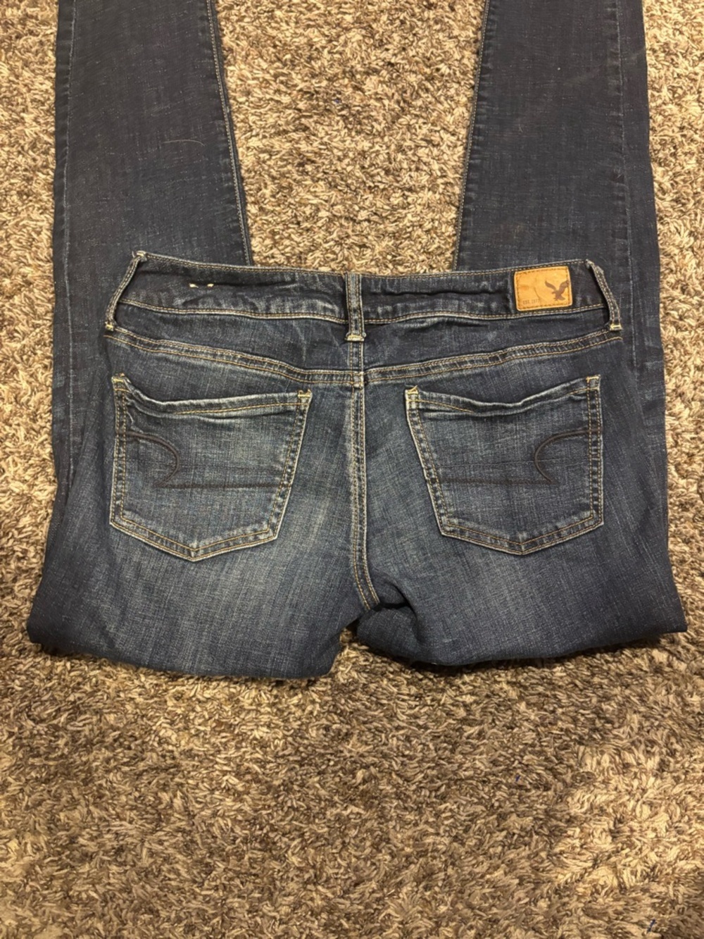 American Eagle Outfitters Jegging Jeans in Dark Blue Wash